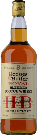 Hedges & Butler Blended Scotch Whisky 1L