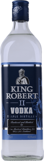 King Robert II Vodka 75CL
