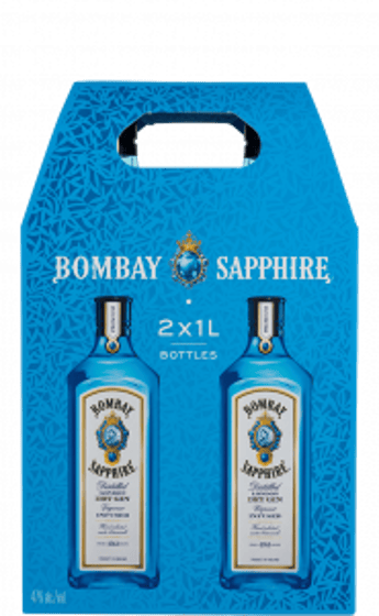 Bombay Sapphire Double Pack 2 x 1L