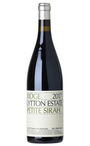 Ridge Lytton Estate Petite Sirah 2017