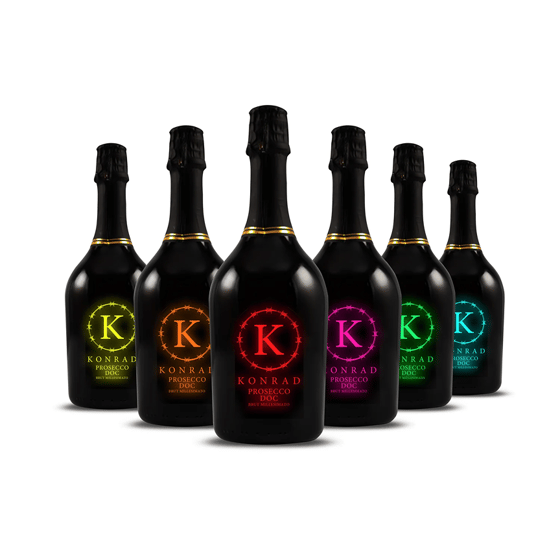 Konrad Prosecco Brut Millesimato Light Up Bottle 75CL