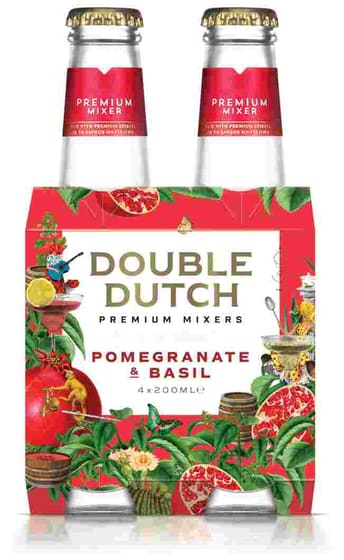Double Dutch - Pomegranate & Basil 4 x 20CL