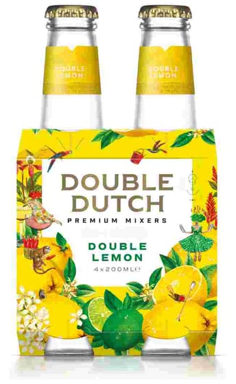 Double Dutch Double Lemon Premium Mixer 4 x 20CL
