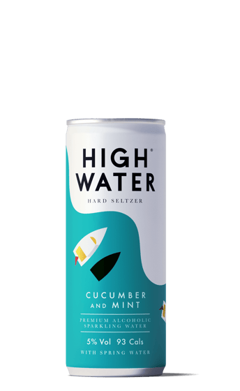 High Water Hard Seltzer Cucumber & Mint 12x250ml