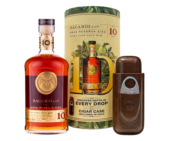 Bacardi 10 Year Old Cigar Poch