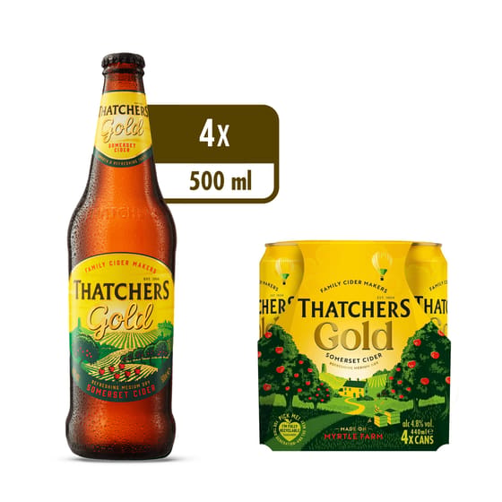 Thatchers Gold Bottle 6 x 50CL