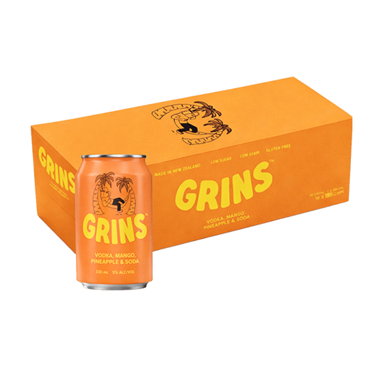 Grins Vodka Mango Pineapple & Soda 33cl