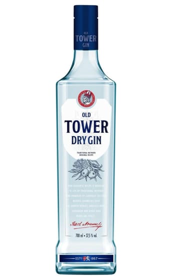 OLD TOWER DRY BLUE GIN 70CL