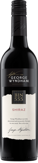WYNDHAM ESTATE BIN 555 SHIRAZ 75CL