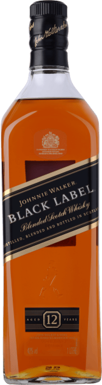 Johnnie Walker Black Label 12 Year Old 1L