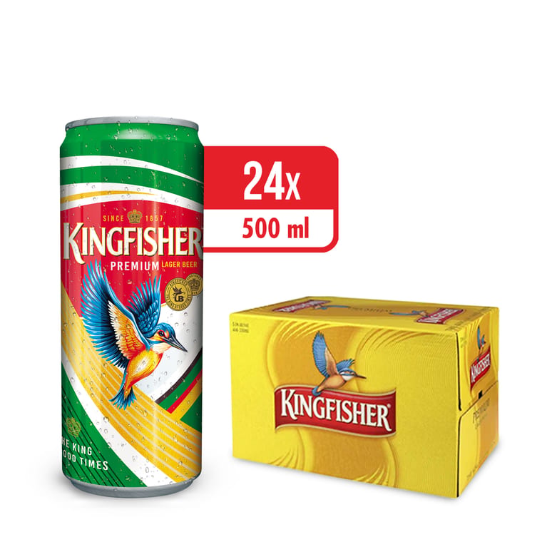 Kingfisher Premium Can 24 x 50CL