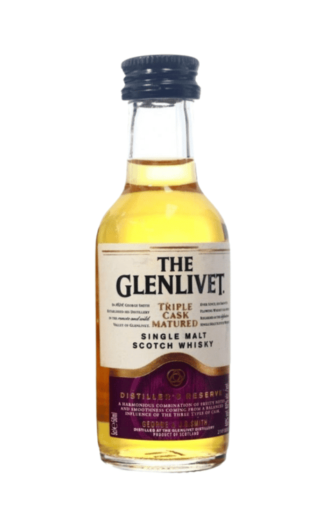 The Glenlivet Malt Scotch Whisky 5 CL