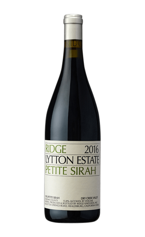 Ridge Lytton Estate Petite Sirah 2016