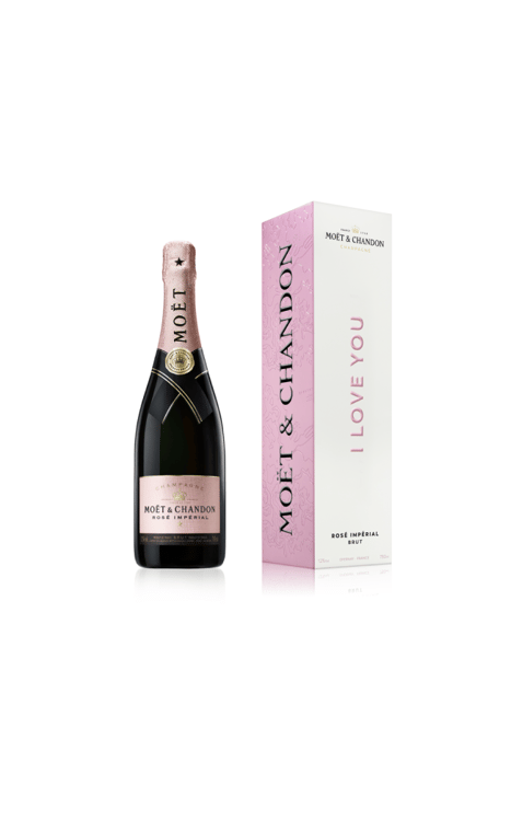 Moët & Chandon, Rosé Impérial Champagne, Gift Box  Love