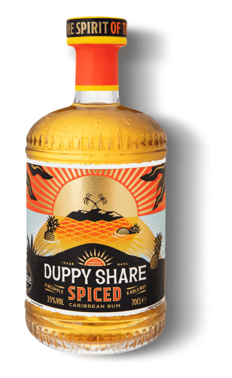 DUPPY SHARE SPICED RUM  70CL