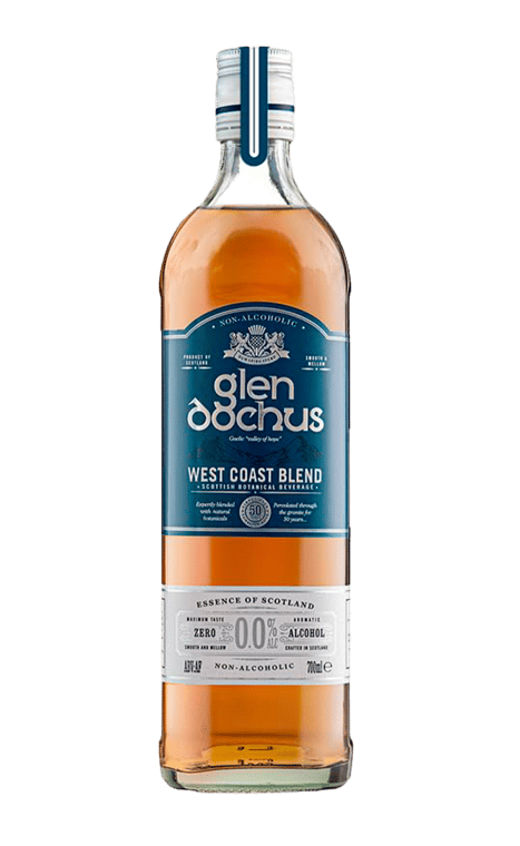 Glen Dochus - West Coast Blend Zero alcohol Whisky style alternative 70CL
