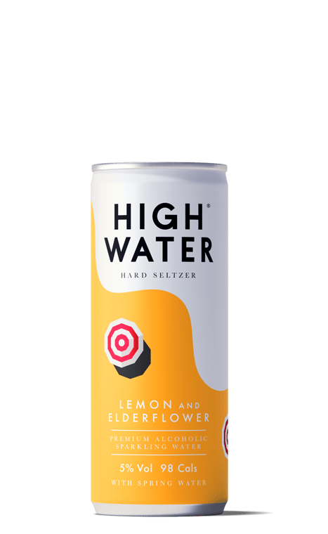 High Water Hard Seltzer Lemon & Elderflower 12x250ml