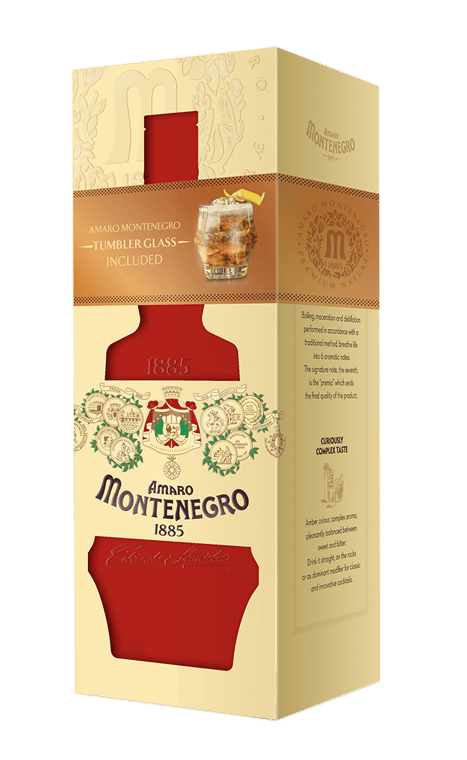 Amaro Montenegro Giftpack with Glass