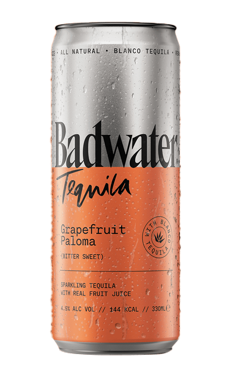 Badwater Tequila Grapefruit Paloma 12 x 33CL