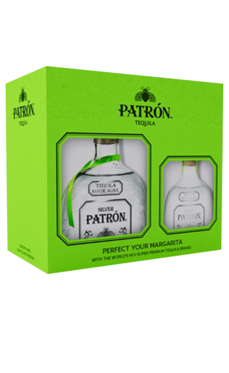 Patrón Silver 75CL with Mini Acrylic Serve