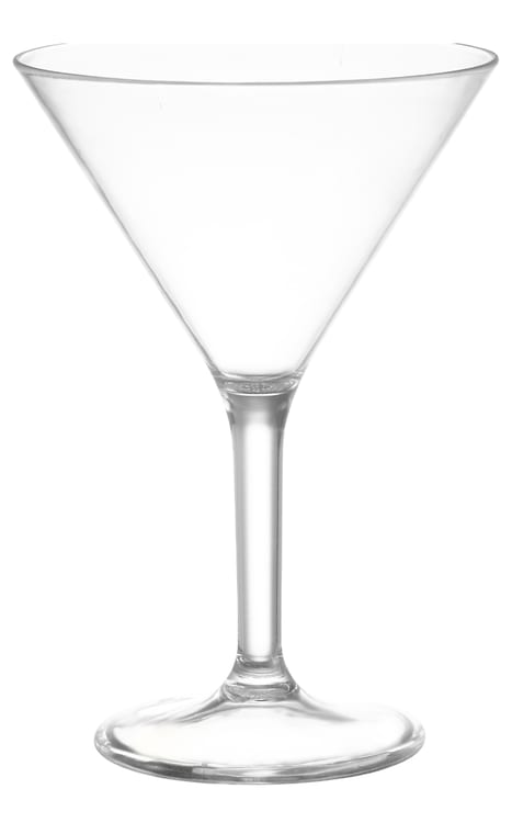Polycarbonate Martini Glass 30 CL x 6